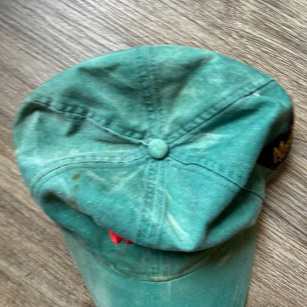 Vintage Vail 1999 Alpine World Ski Championships Strap Back Hat Merkley Teal - Picture 5 of 8
